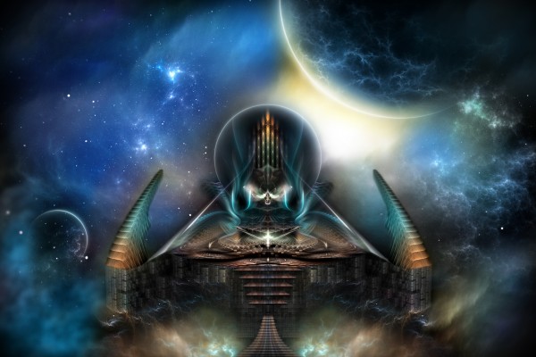 Tamalin 5 Fractal Art Spacescape by xzendor7